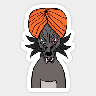 BussyWolves Sandokan wolf Sticker